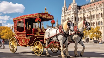 horse and carriage  generated by AI