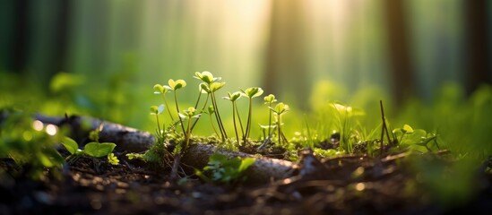 Nature awakens with vibrant greens during the early spring
