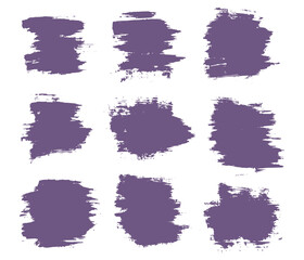 Distressed brush stroke purple texture banner