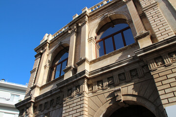 town hall (venetian loggia) in heraklion in crete in greece 