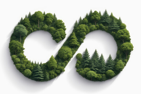 Circular economy forest Symbol