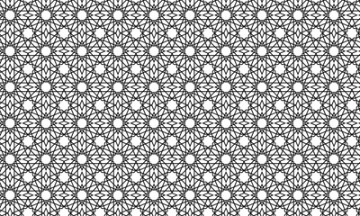 Islamic Geometric seamless pattern Background  with lace