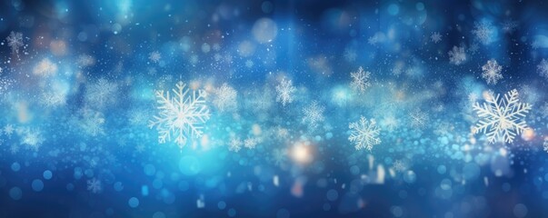 Fototapeta na wymiar blurred shiny snow winter wallpaper illustration