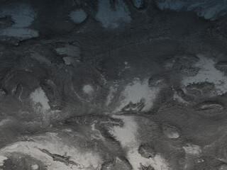 A marble-effect backdrop that is creative and artsy. watercolor abstract soft background. Wall painted blue, card made of stained paper. Modern pattern on canvas from paint stains.