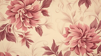 background with Colorful Floral Patterns in Nature's Garden generated by AI tool