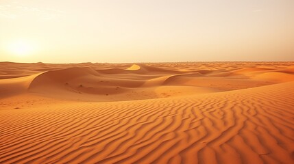 Fototapeta na wymiar sunset in the desert generated by AI 