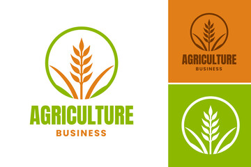 Logo design for a business in the agriculture industry, suitable for farms, agricultural equipment manufacturers, organic food companies, and any other related ventures.