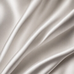Fototapeta premium folded white satin fabric sample