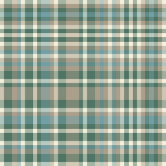 Seamless texture check of plaid pattern vector with a tartan background textile fabric.