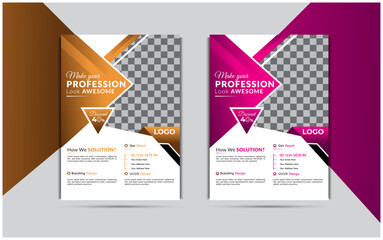 Professional Clean and Innovative Business Flayer Templet. 