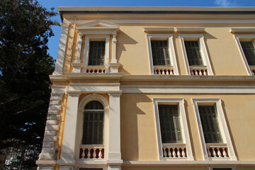 Fototapeta na wymiar old hall (historic museum) in heraklion in crete in greece 