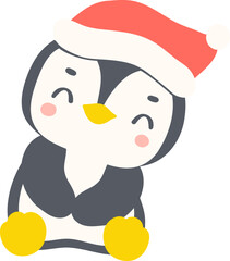 Cute Christmas Penguin 