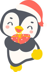 Cute Christmas Penguin 