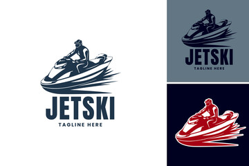 Jet Ski Logo Designs Template - obrazy, fototapety, plakaty