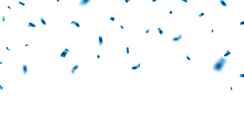 beautiful blue confetti background for celebration party Vector illustration