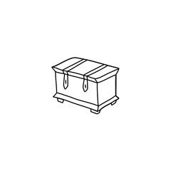 vintage interior chest