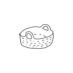 container, box, basket, interior, house, parcel, decor