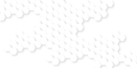 Abstract background with hexagon, modern abstract vector polygonal pattern. abstract honeycomb technology white background. Luxury white hexagon pattern. Hexagon paper texture and futuristic business.
