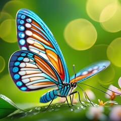 colorful butterfly, AI-Generatet