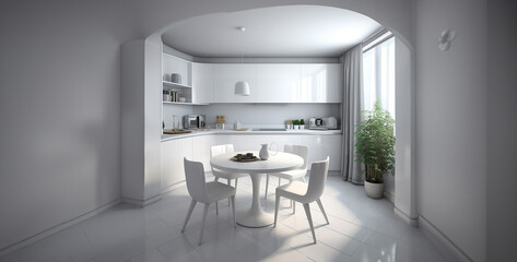 interior of a modern kitchen, modern kitchen interior, modern living room, 