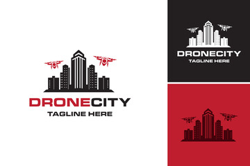 Drone City Logo Design is a design asset that represents a logo specifically designed for a city or urban setting using drone imagery. 