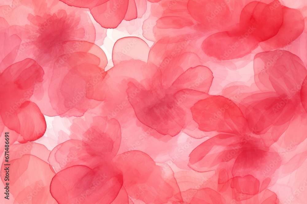 Poster red watercolor seamless pattern for background. red abstract grunge texture. generative ai