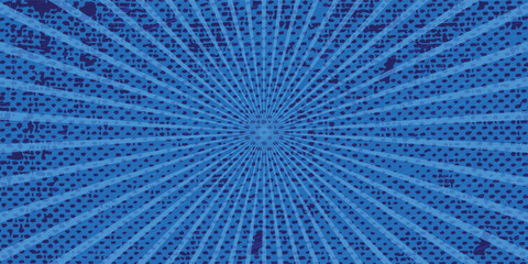 Pop art comic background lightning blast halftone dots. Cartoon Vector Illustration.
