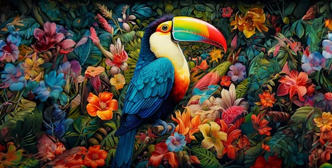  toucan on a branch, toucan on a tree, toucan in the jungle,  © Your_Demon