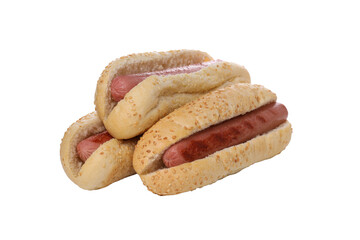 PNG,delicious hot dog, isolated on white background