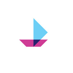 Boat logo design illustration vector template