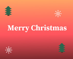 クリスマスバナー。メリークリスマス背景。ベクターイラスト