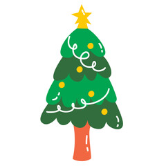 Cute Christmas Tree Set