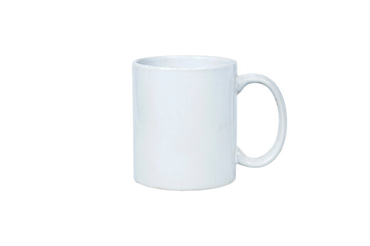 Mug Mock-Up isolated on white background. Perfect for businesses selling mugs, just overlay your quote or design on to the image
