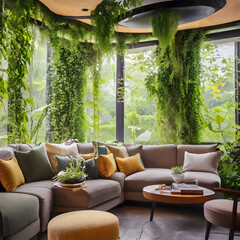 Fototapeta premium living room with a view