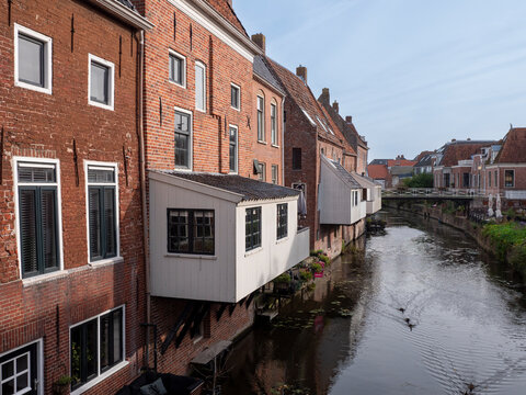 Hanging Kitchens in village Appingedam in the Netherlands