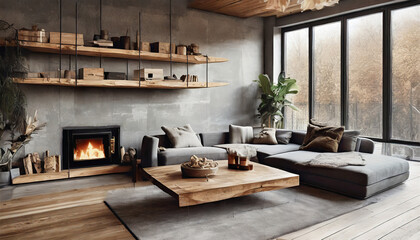 Unveiling the Charm of a Scandinavian-Inspired Loft Living Room