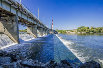 city dam in the city limits
