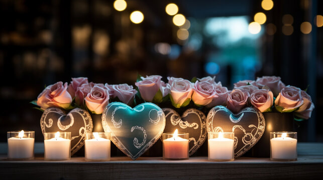 candles in the church HD 8K wallpaper Stock Photographic Image 