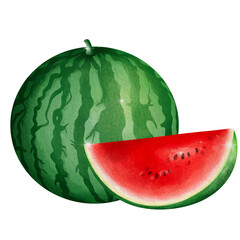 watermelon isolated