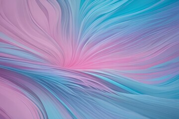 Abstract background liqued paints in pastel pink and pastel blue color.