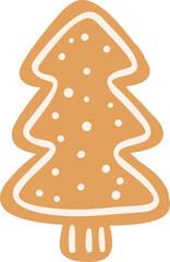 Christmas Gingerbread tree Cookie