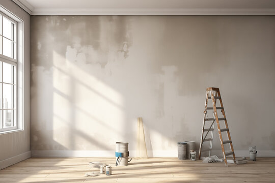 wall painting, room renovation