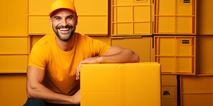 Portrait of a group of movers