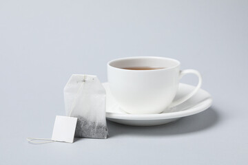 Concept of hot drink for drinking in cold season - tea
