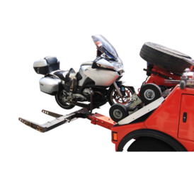 Motorcycle body repair and transport-