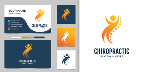 Physiotherapy logo design templates creative concept Premium Vector