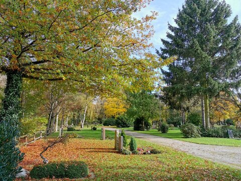 Nordfriedhof in Hilden, NRW