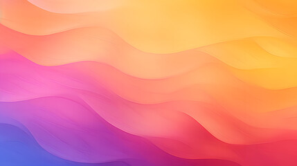 Fototapeta premium Gold red coral orange yellow peach pink magenta purple blue abstract background. Color gradient. Generative AI.