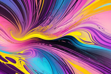 Pink, magenta,purple,blue,yellow abstract smoky colorfull background.