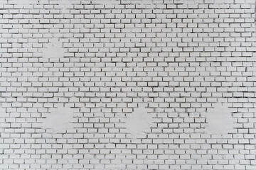 Muro bianco con pietre a vista industriale - 671525699